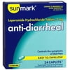 Sunmark Anti-Diarrheal Caplets, 2 mg, 24 Count