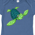 thumbnail image 4 of Inktastic Sea Turtle with Swirls Boys or Girls Baby Bodysuit, 4 of 5