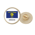 thumbnail image 1 of Broche de oro metálico circular, 1 of 3