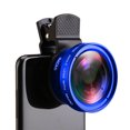 thumbnail image 4 of Lente 2 en 1 Clip universal 37 mm Lente para teléfono celular Lente 0.45x 49UV HD (Azul) Ehuebsd Para estrenar, 4 of 7