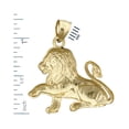 thumbnail image 2 of 14K Gold 30MM Lion Pendant, 2 of 5