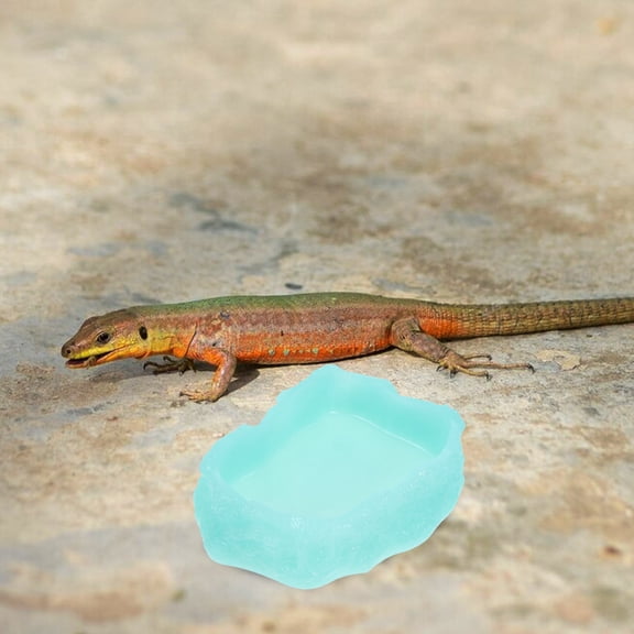 HEATSHAKING Light Green Reptile Accessory 1Pack for Lizards and Snakes 8.7X3.3X1.1In