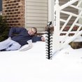 thumbnail image 1 of Awdenio 24 Inch Snow Meter Hand Made Metal Outdoor Garden Snow Meter Garden Decoration, 1 of 4