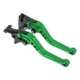 thumbnail image 1 of Palancas de freno y embrague cortas únicas para TRIUMPH TIGER 800 XC/XCX/XR/XRT/XRX 2015-2018, palanca de freno ajustable de motocicleta de aleación de aluminio verde, 1 par, 1 of 7