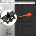 Yguping Mute 4 Inch Door Hinge Invisible Automatic Door Closer