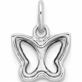thumbnail image 5 of 14K White Gold Cut-Out Butterfly Pendant Made In Spain -Jewelry By Sweet Pea, 5 of 8