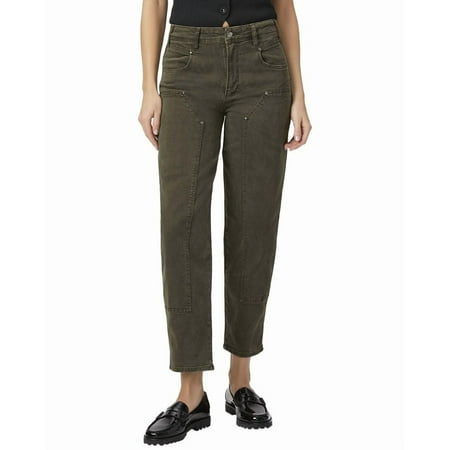 PAIGE womens Alexis Vintage Bayou Green Workwear Jean 30