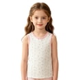 thumbnail image 3 of HGIEYS Little Girls Solid Colors Soft Undershirt Sleeveless Shirts Kids Comfort Breathable Tank Tops 8-9 Years, 3 of 5