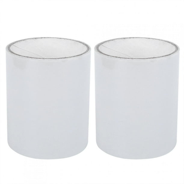 Cinta adhesiva impermeable para reparación de fugas de tuberías, color blanco, fuerte adherencia, 10 cm x 1,5 m