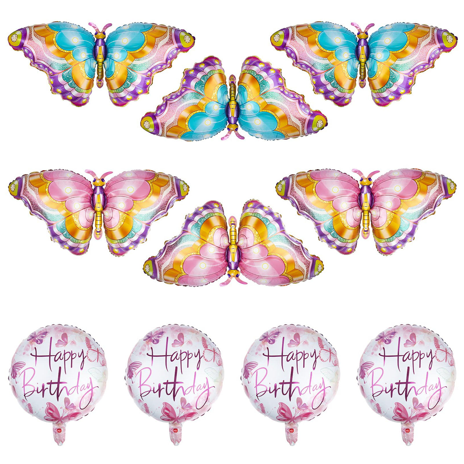 Butterfly Foil Balloon Birthday Party Home Bedroom layout Party Deco 