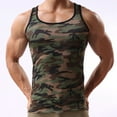 thumbnail image 2 of IDALL Tank Tops Men Mens Undershirts Sleeveless Shirts for Men Sleeveless Camouflage Vest Sportswear Tank Top Muscle Shirts for Men Camouflage M, 2 of 6