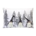 thumbnail image 1 of DS 12 x 18 in. Polyester & Linen Gnome Pillow, Gray, 1 of 1