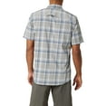 thumbnail image 2 of Wrangler Men’s Outdoor Short Sleeve Zip Pocket Shirt with UPF 40, Sizes S-5XL, 2 of 4