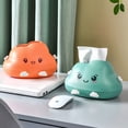 thumbnail image 4 of serony Home Office Hotel Cartoon Style Napkin Dispenser Bathroom Refillable Paper Napkins Box Case Organizer Container White, 4 of 9