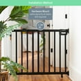 thumbnail image 5 of Ingenuity Stairway 48W Series Safety Pet and Baby Gate, 30'-48' Wide, 32" Tall - Black, 5 of 11
