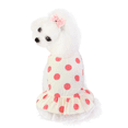 thumbnail image 1 of Dinheiro Vestido de perro falda para perros pequeños con estampado de flores de tul vestido de perro vestido de gato ropa de perro, 1 of 5