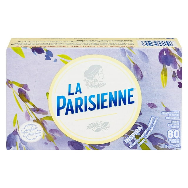 La Parisienne Inspira Sheets Fabric Softener, 80WL
