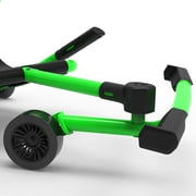 EzyRoller: Classic X - Green - Ride-On Scooter, Cambering Motion, Pedal Free Cart, Hand Brakes, Extendable Frame, 154lb Capacity, Kids Ages 4+