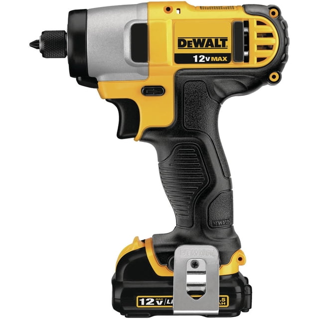 Llave De Impacto Inalámbrica DeWalt DCF815S2 12V de 1/4 Pulgada