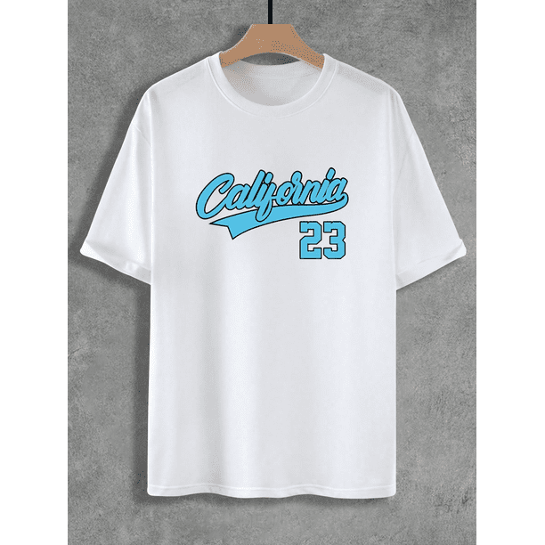 Camiseta California 87 de puro algodón, suave y transpirable, informal, de cuello redondo y manga corta, ideal como regalo. Fabricada en Estados Unidos. Camiseta premium de algodón puro de 220 g de gr