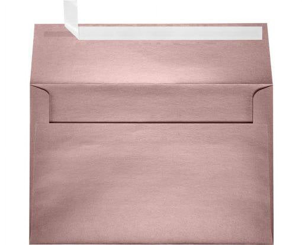 LUXPaper A9 Invitation Envelope, (5 3/4 x 8 3/4), Misty Rose Metallic, 50/Pack