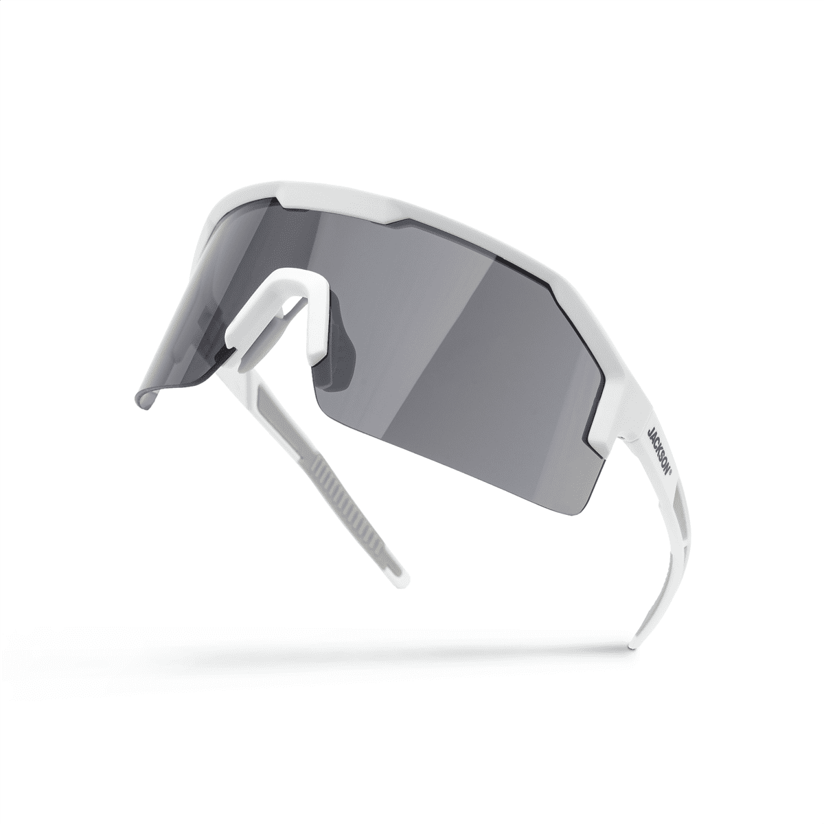 Jackson Safety Safety Glasses - MAXVIEW+ Series - Smoke Lens - White Frame - STA-CLEAR Anti-Fog