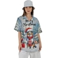 thumbnail image 4 of Merry Christmas Australian Shepherd Enjoys Woofmas Winter Xmas Holiday Hawaiian Shirt Breathable Summer Unisex Merch Aussie Dog Lover Gifts - 02022, 4 of 6