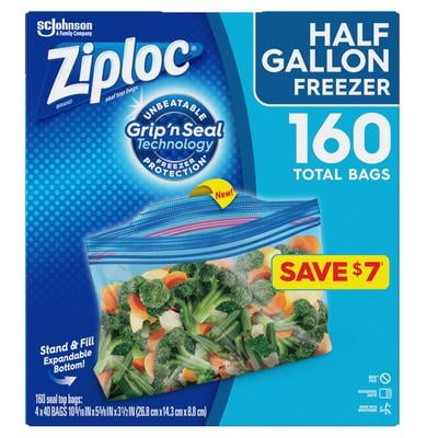 Ziploc 1/2 Freezer Bags , 144 Count