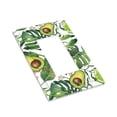 thumbnail image 3 of Kll Watercolor Green Tropical Wall Plate,Gloss Finish,Standard Size 1 - 5" X 3", Polycarbonate Thermoplastic,Electric Receptacle Plug Covers, 3 of 8