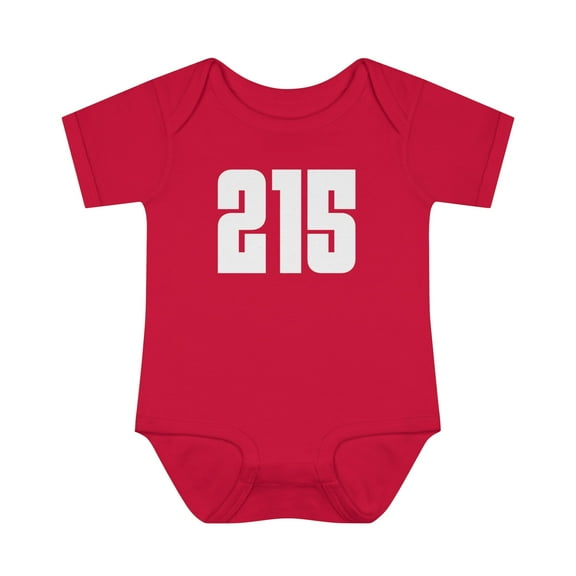 215 Area Code Baby or Toddler One Piece