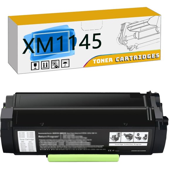 XM1145 Toner Cartridge, Compatible for Lexmark M1145 XM1145 Printers【High Print Volume with Chip】