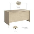 thumbnail image 3 of Studio C 60W x 30D Office Desk in Natural Elm - Engineered Wood, 3 of 8