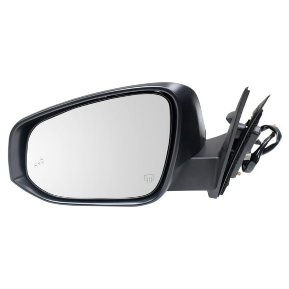 TRQ Mirror Power Heated Turn Signal Blind Spot PTM LH for Highlander MRA09826 Fits select: 2017-2019 TOYOTA HIGHLANDER