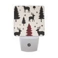 thumbnail image 6 of Yayeee LED Night Light for The Home Plug in With Light Sensors 2 Pack, Christmas Plaid Forest, 6 of 6