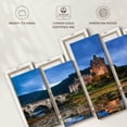 thumbnail image 6 of Elephant Stock Loch Duich Castle Wall Art - Horizontal Multi Panel Canvas - Living Room Wall Decor - Architecture Multi Panel - Blue And Green Decor - 74" x 37", 6 of 8