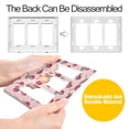 thumbnail image 4 of Yayeee Rocker Switch Wall Plate 3-Gang 6.5"x4.6" Home Decorative Outlet Cover, Cherries Pattern, 4 of 6
