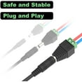 thumbnail image 3 of 12V DC Power Connector, 5.5mm x 2.1mm DC Power Plug, 5 Pcs Male and 5 Pcs Female DC Connectors for LED Strip, CCTV Security Camera, Outdoor Camera, 3 of 7