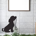 thumbnail image 3 of Yuarrent PVC amor para perros cachorro con plomo pegatina de pared lindo perro silueta pegatinas para la pared creativo Decoración del hogar, 3 of 6