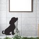 thumbnail image 5 of Pegatinas de pared Bearachild Negro silueta de perro decoración del hogar adhesivo que no daña las paredes, 5 of 6