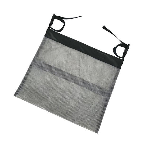 Bolsa de cochecito Organizador de silla de ruedas colgante Bolsa de almacenamiento de carrito de andador con cremallera de nailon, gris Inevent HA004829-02