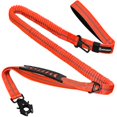 thumbnail image 1 of Chenchen Heavy Duty Tactical Dog Leash, 4-6FT Shock Absorbing Bungee Leash with 2 Padded Handles, Metal Carabiner Clip, Car Seatbelt, Reflective leashes for Large Breed Dogs Medium Dog (Orange), 1 of 1