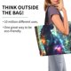 thumbnail image 2 of Disketp Cosmic Cat In Window Bolsa Tote Estampada para Mujer, Bolso de Hombro y de Mano para Compras y Viajes, 2 of 8