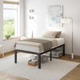 thumbnail image 3 of XL Bed Frame 18 Inch Tall Metal Steel Slats with Heavy Duty Support for Mattress, No Box Spring Needed,Noise-Free,Easy Assembly, 3 of 6