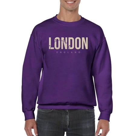 London England Baby Yellow Sweatshirt Men - Men Sweatshirt 4XL