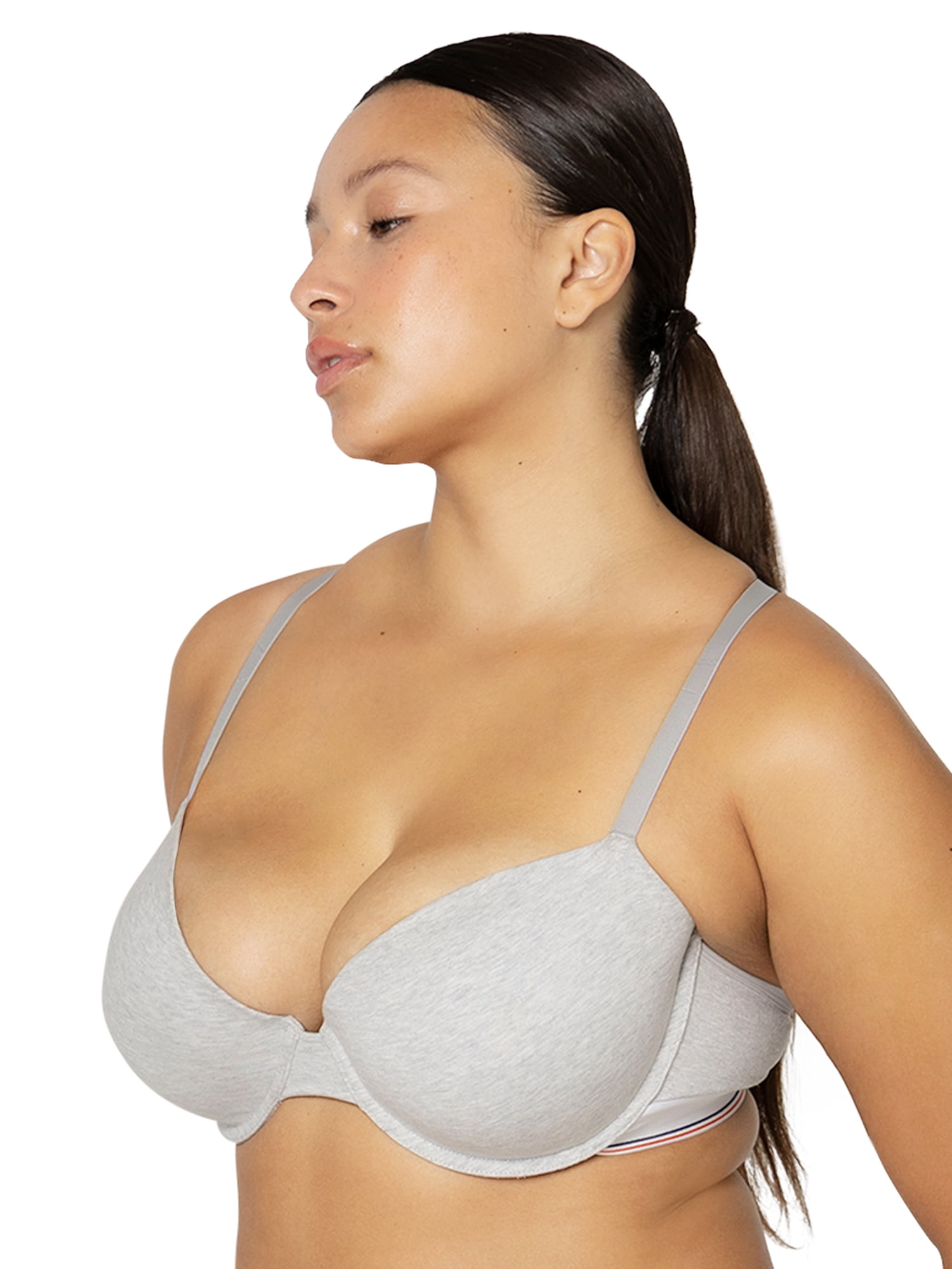 fresh collection by Fruit of the Loom Women's Cotton Demi Push-Up Bra