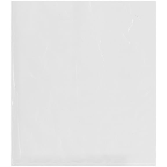 Plymor 14" x 16" (Pack of 100), 1.25 Mil Flat Open Clear Plastic Poly Bags