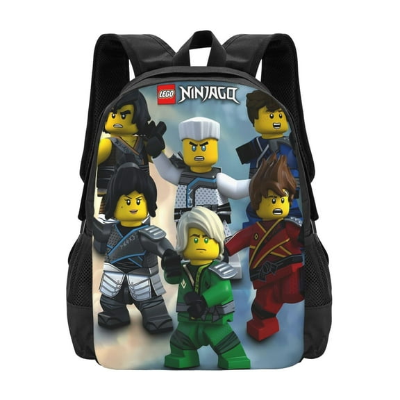 NinJago Backpack Shoulder Bag For Men Women With Adjustable Padded Straps Daypack School College Travel Computer Casual Bookbag Unisex Laptop Lightweight Large Capacity Satchel Knapsack