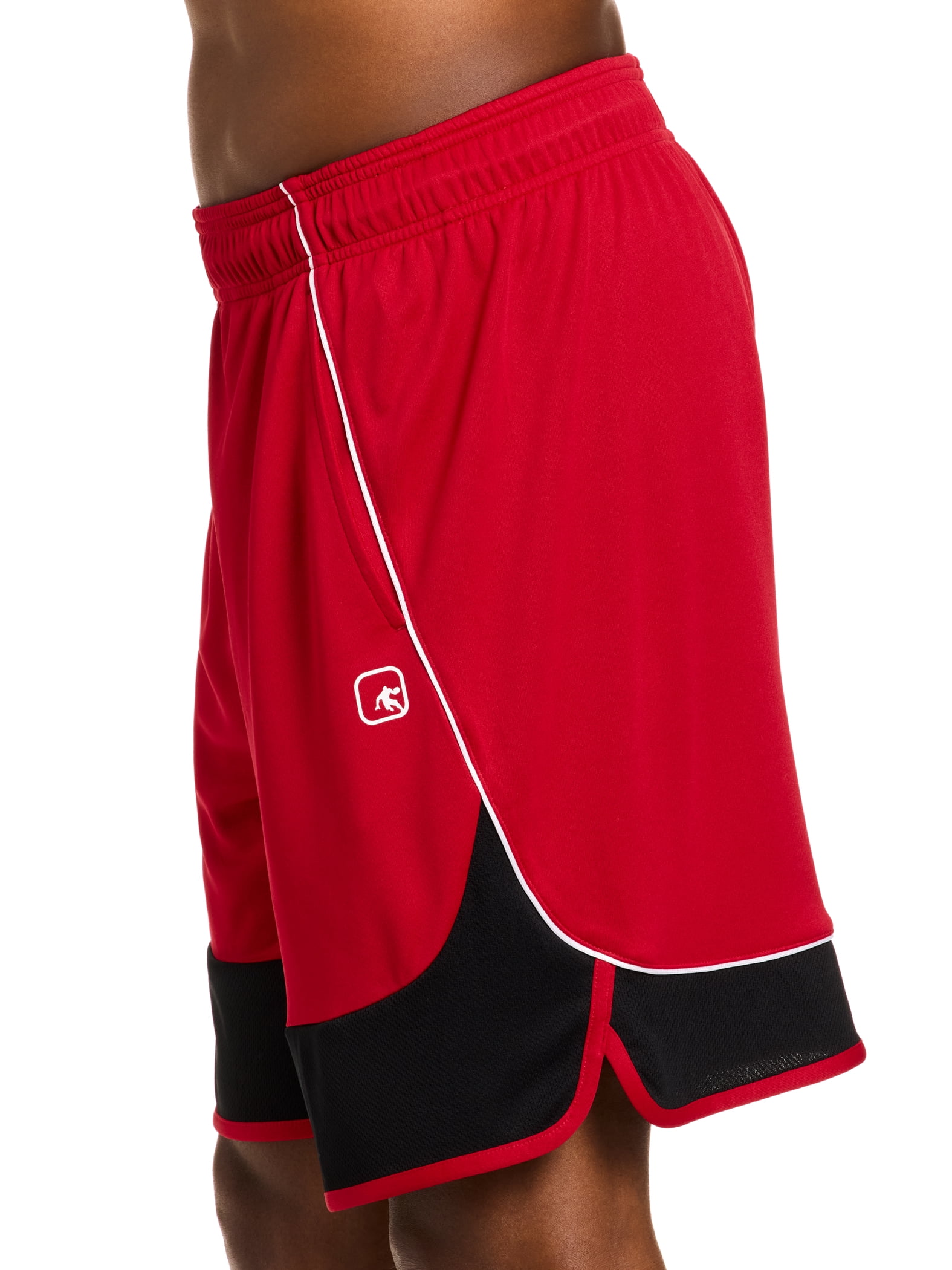 AND1 Men's and Big Men's Active Swing-Man Short, up to Size 3XL