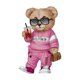 thumbnail image 2 of Camiseta de mujer de verano con Cuello RedondoWomen's Trendy Bear Print T-Shirt - Casual Crew Neck, Short Sleeve, Stretchy Polyester Blend, Machine Washable - Perfect for Summer & Casual AttireFathe, 2 of 8
