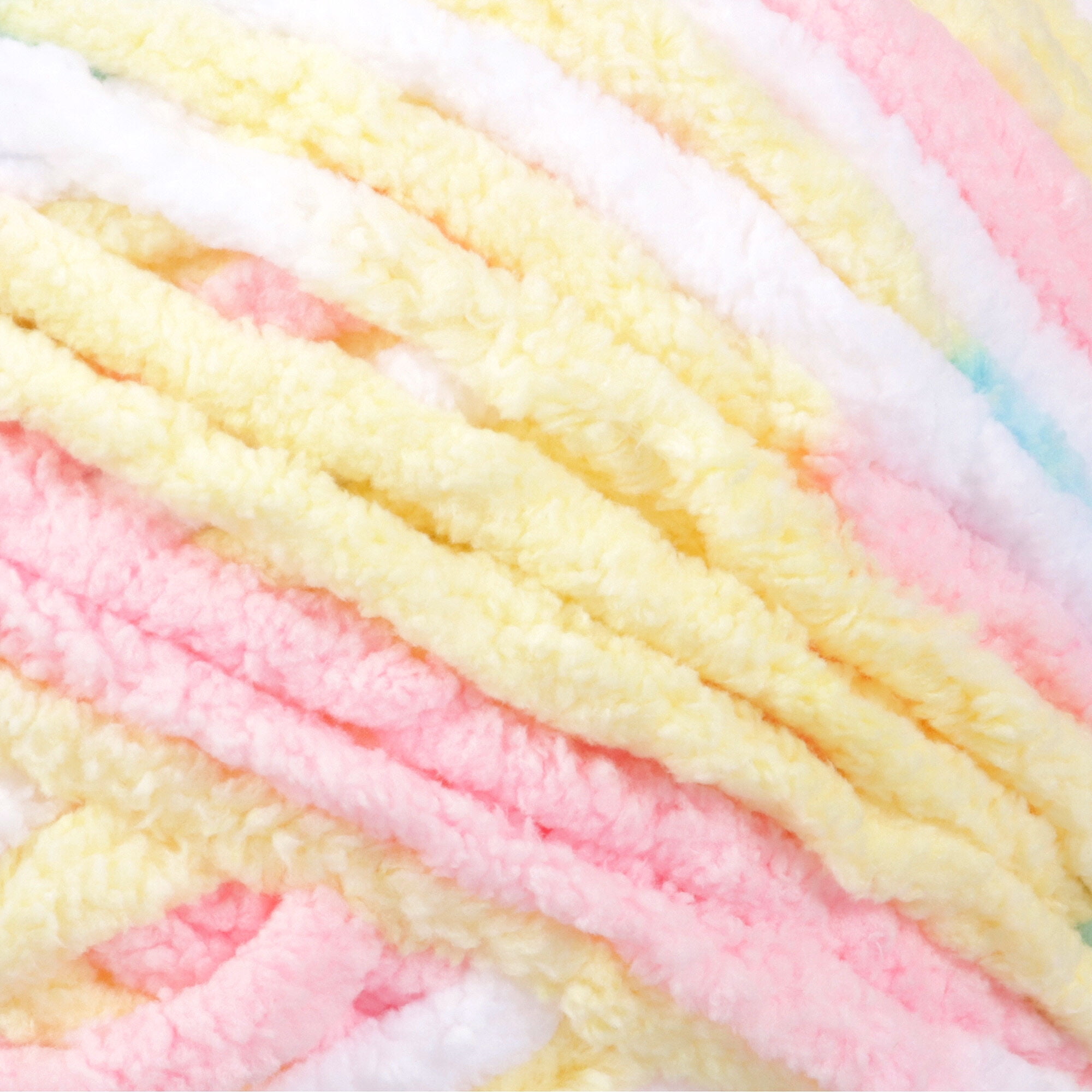 Bernat® Baby Blanket™ #6 Super Bulky Polyester Yarn, Pitter Patter 10.5oz/300g, 220 Yards (4 Pack)